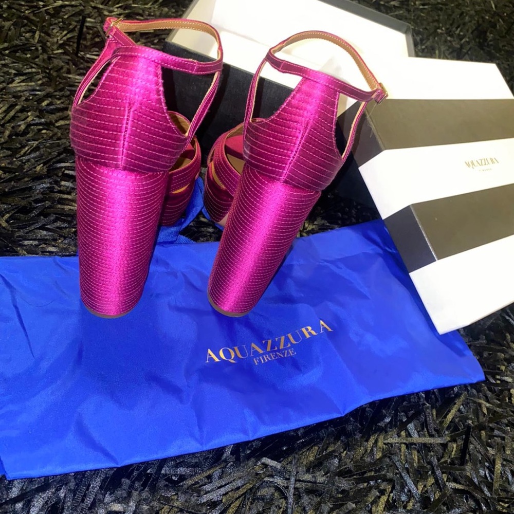 Aquazzura heels, size 40 in hot pink - Picture 4 of 6